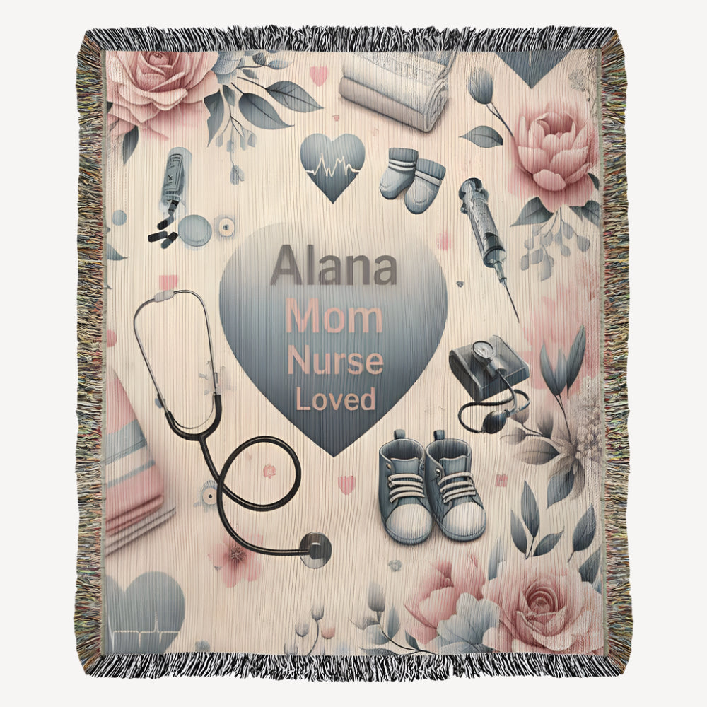 Nurse, I Am The Storm Quilt Blanket, Nurse Quilt, Quilt Gift, To newest my Mom, Happy Mother's Day