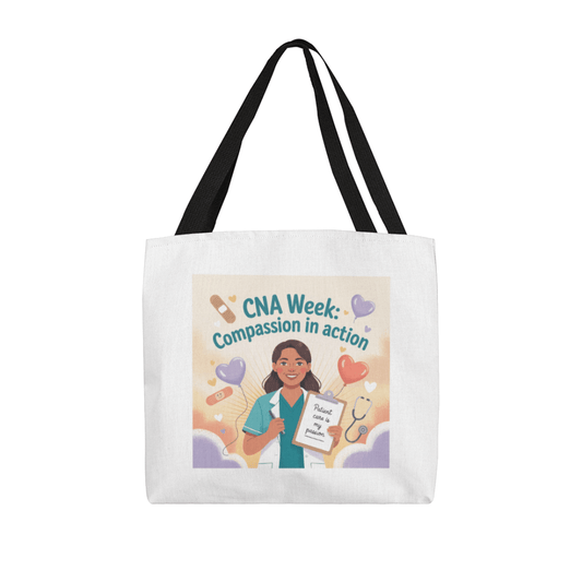 CNA Week Tote Bag – Fun Nurse Gift for Certified Nursing Assistants