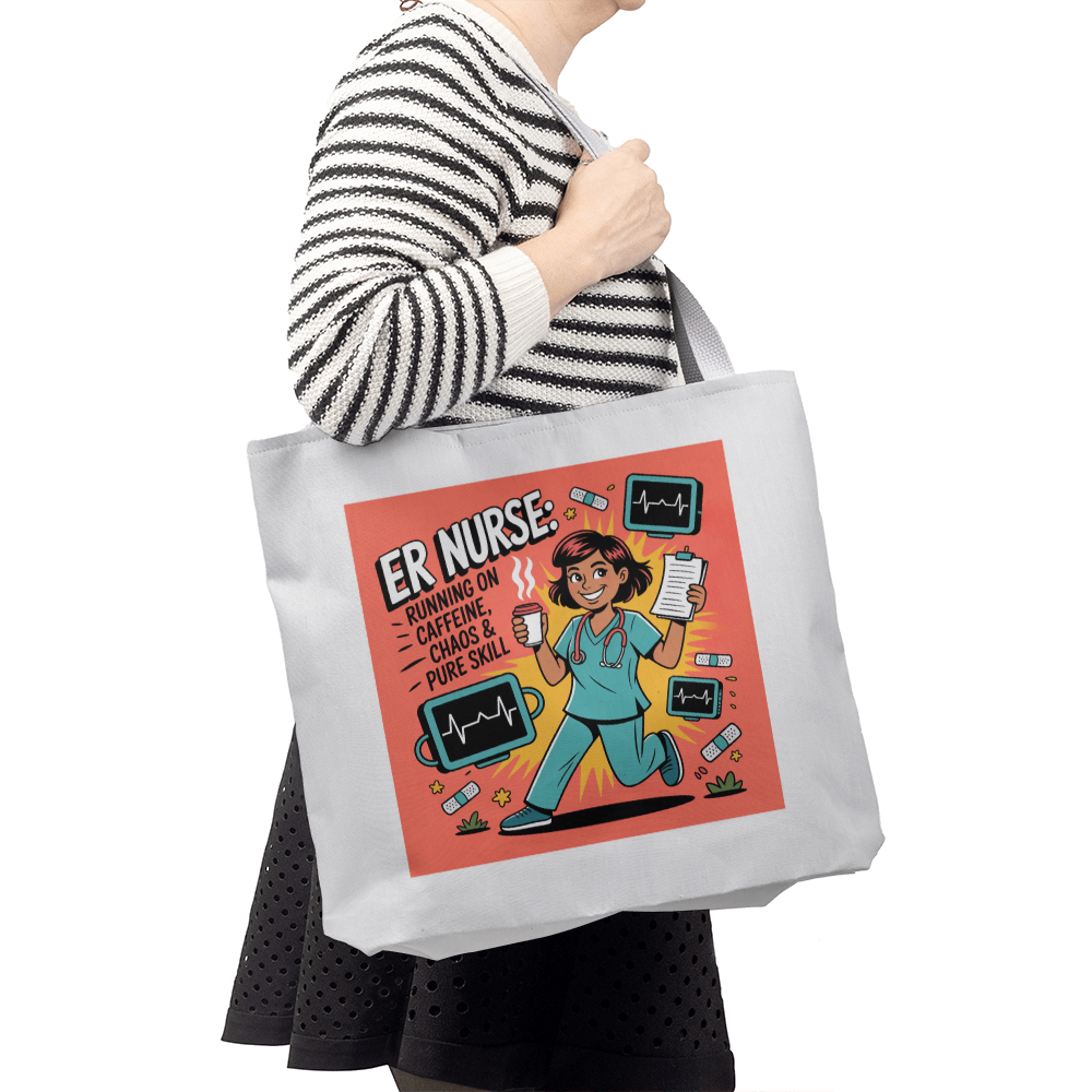 Fun ER Nurse Tote Bag