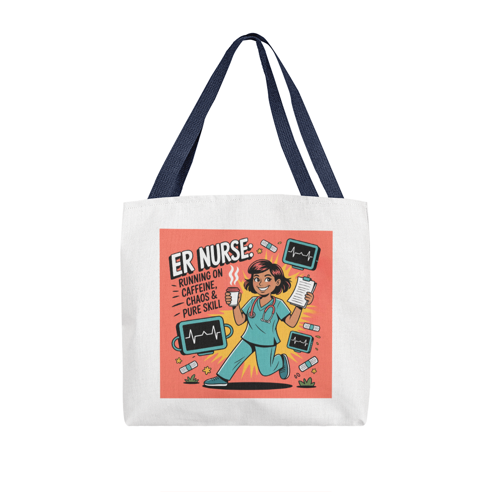 Fun ER Nurse Tote Bag