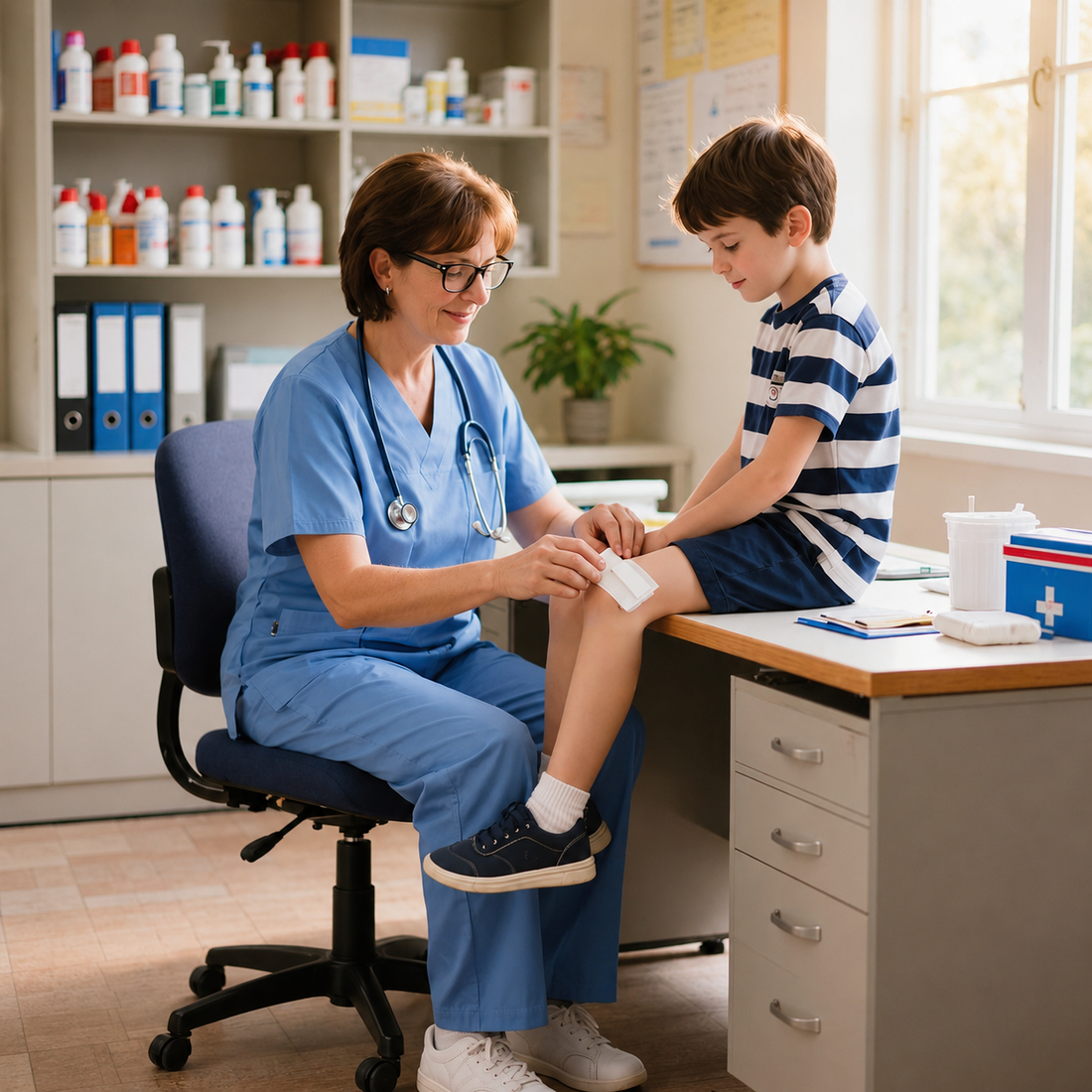 Back to School for School Nurses: Bandages, Bruises, Ice Packs, and a Whole Lot of Heart