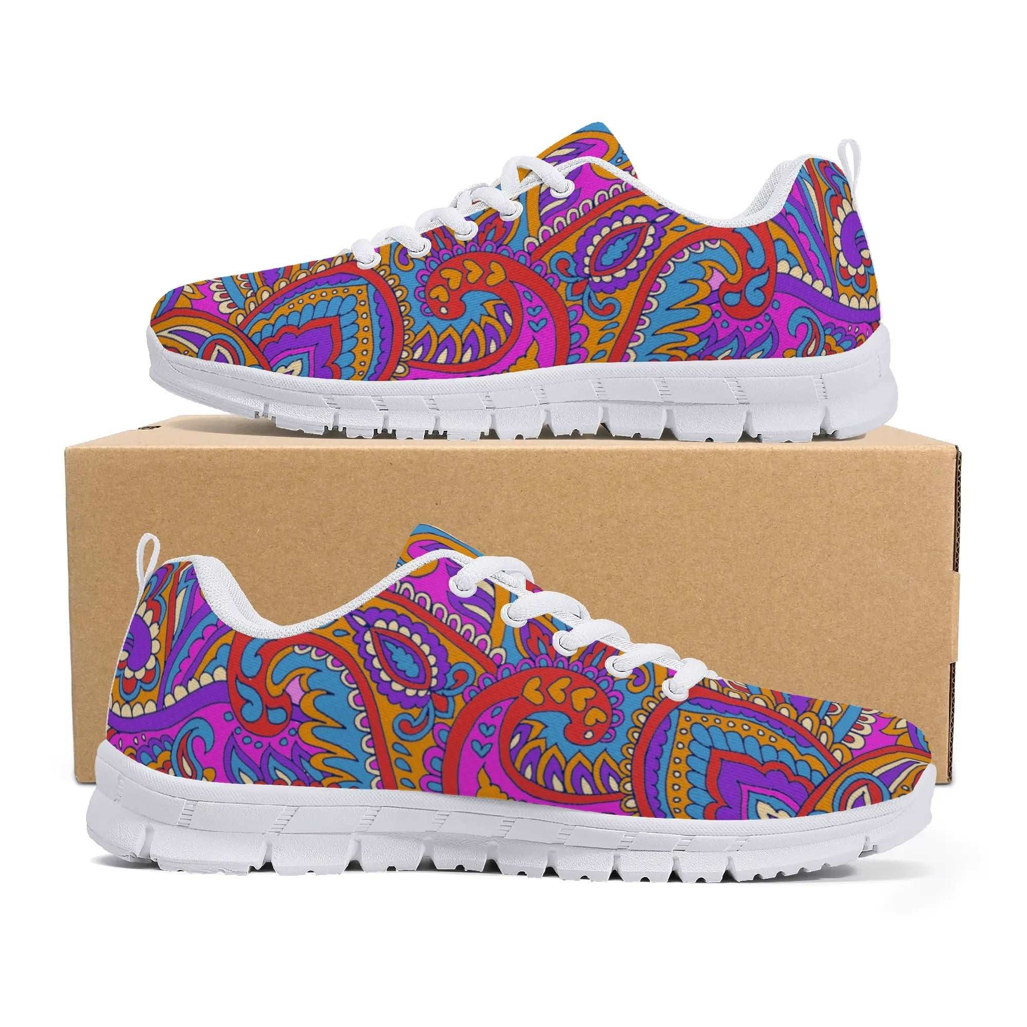 Paisley Mens & Womens Sneaker - Secondary Image