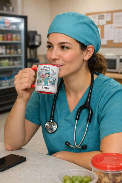 ❤️ Personalized Nurse's Valentine’s Day Mug