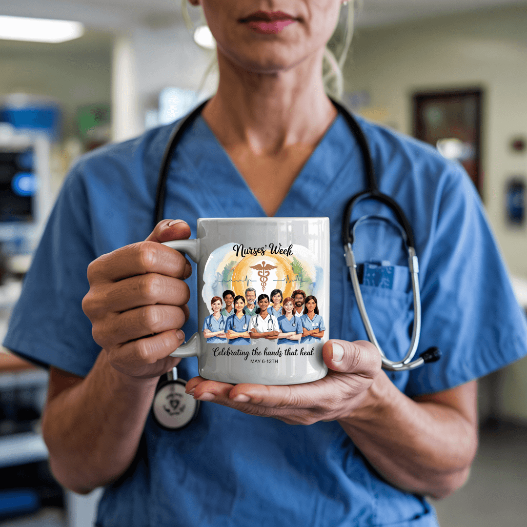 Nurses Week 20oz Coffee Mug – Fun Nurse Appreciation Gift