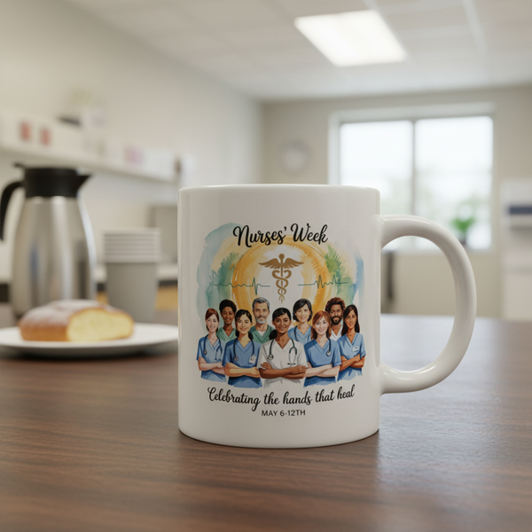 Nurses Week 20oz Coffee Mug – Fun Nurse Appreciation Gift