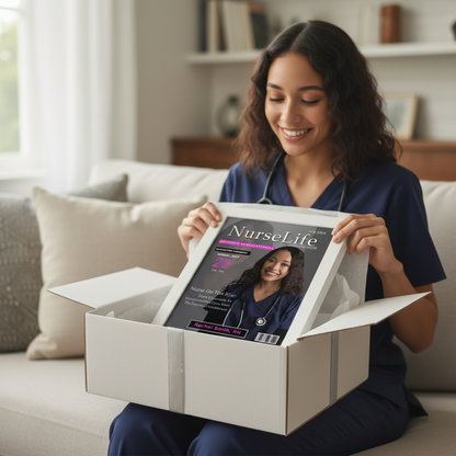 🎓Custom Nurse Magazine Cover Wall Art – Personalized RN Graduation Gift