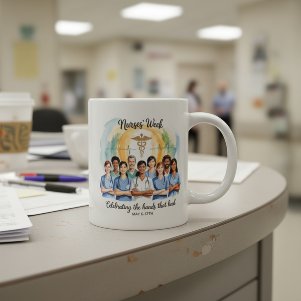Nurses Week 20oz Coffee Mug – Fun Nurse Appreciation Gift