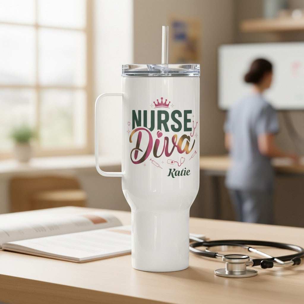 Nurse's Diva Travel Mug