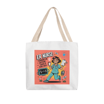 Fun ER Nurse Tote Bag - Nurse Gift