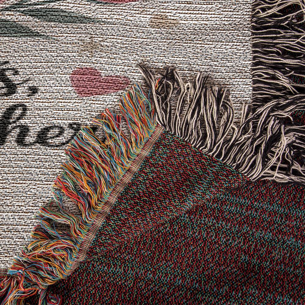 Mother's Day Woven Blanket for Nurses – Cozy Gift for Nurse Moms with Heartfelt Design
