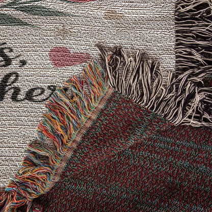 Mother's Day Woven Blanket for Nurses – Cozy Gift for Nurse Moms with Heartfelt Design