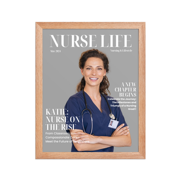 Personalized Nurse Graduation Print Gift