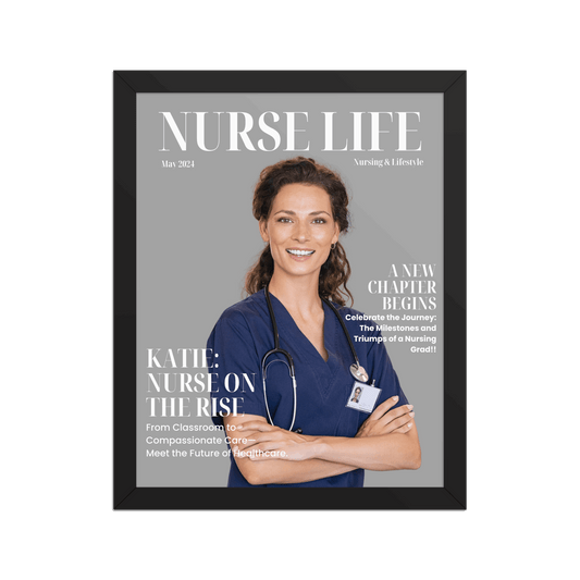 🎓Personalized Nurse Graduation Print Gift