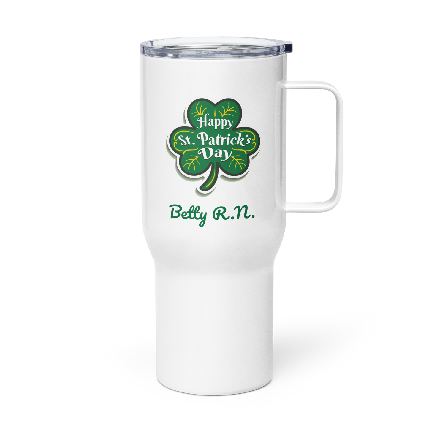 🍀St. Patrick's Day-Personalized Tumbler For Nurses