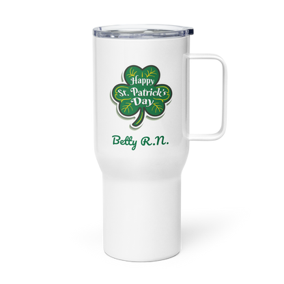 🍀St. Patrick's Day-Personalized Tumbler For Nurses