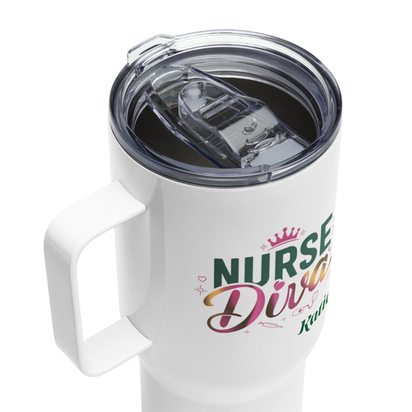 Personalized Stainless Steel Nurse Diva Tumbler