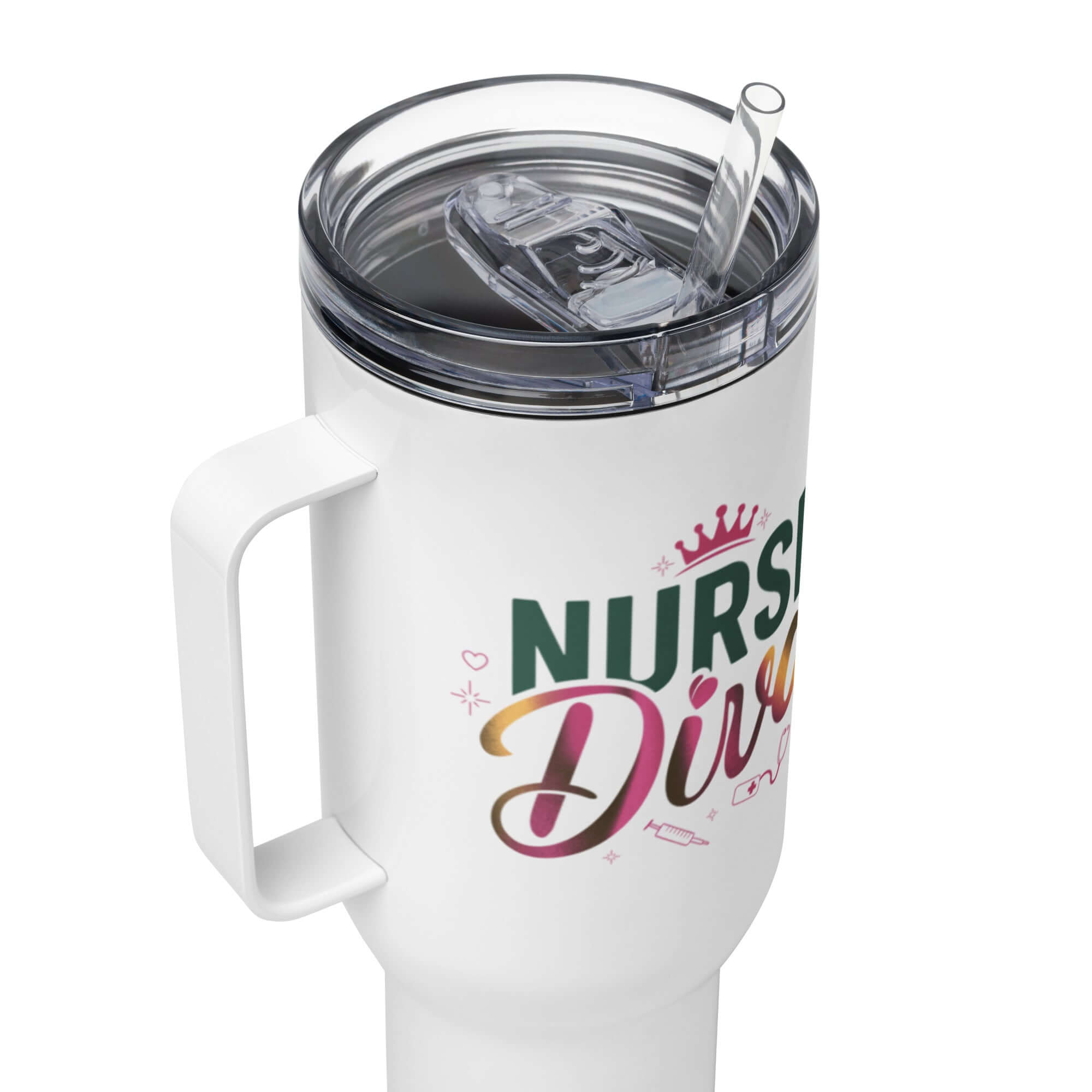 Nurse Diva Travel Mug with Handle - Secondary Image