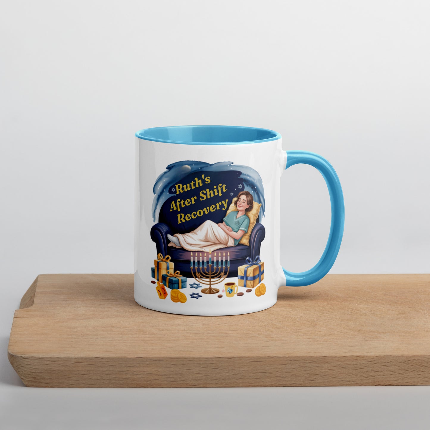 Personalized Hanukkah Gift Mug for Nurses