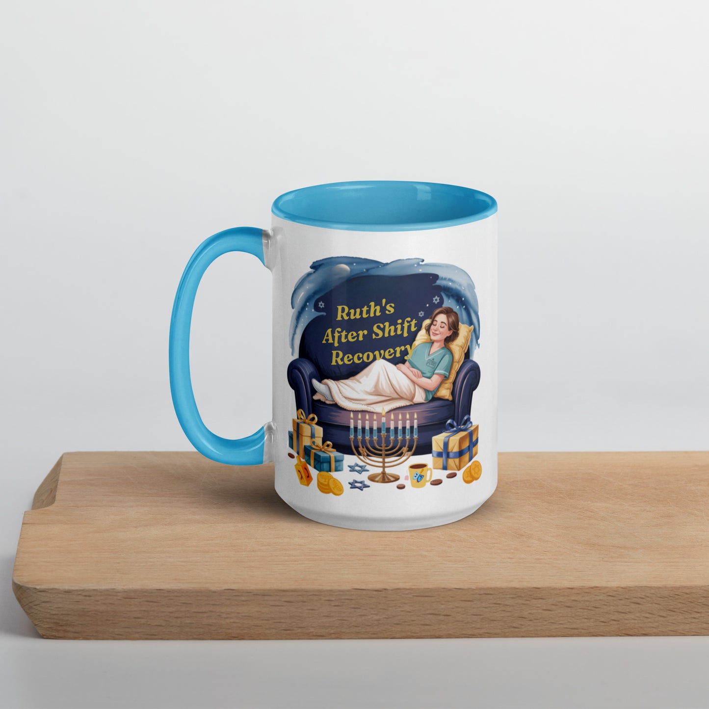 Personalized Hanukkah Gift Mug for Nurses