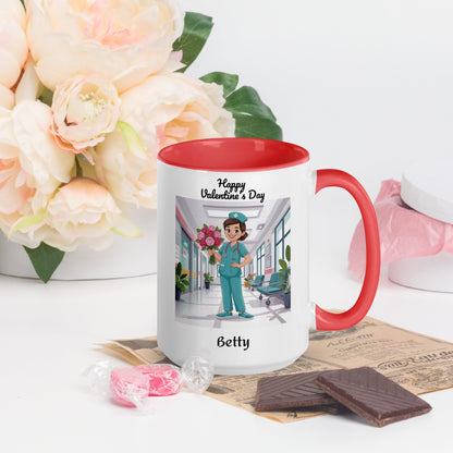 Personalized Nurse Valentine’s Day Mug
